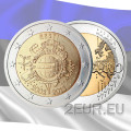 Viro 2 euroa UNC 2012 - 10 vuotta Euro Cash