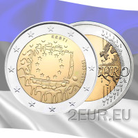 Viro 2 euroa UNC 2015 - EU:n lipun 30-vuotispäivä