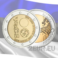 Viro 2 euroa UNC 2018/2 - 100 vuotta Viron tasavalta