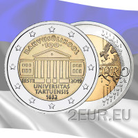 Viro 2 euroa UNC 2019/2 - Viron kielen 100-vuotisjuhla Tarton yliopistosta