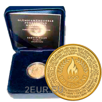 Viro 100 Kroon kultakolikko Proof 2004 - OLYMPIALAISET