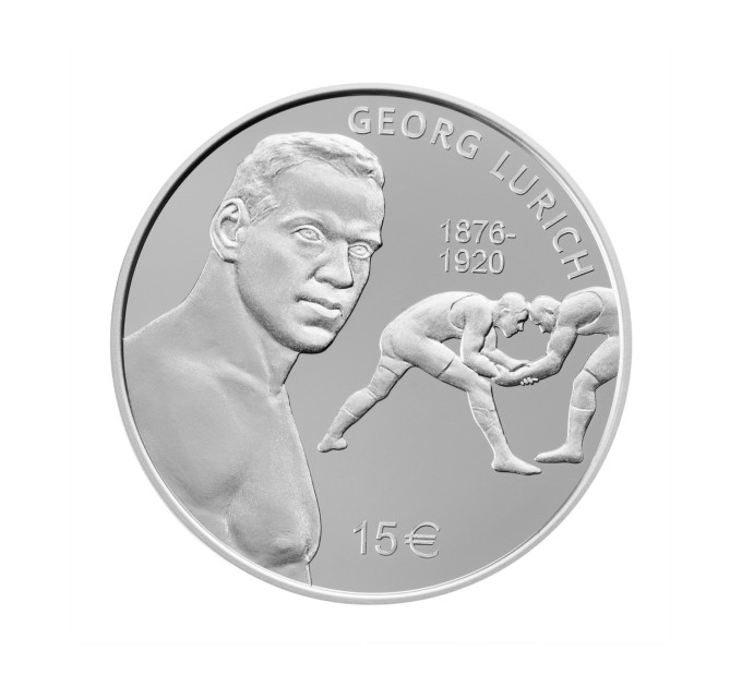 Viro  15 euroa hopeakolikko Proof 2026 - Georg Lurich