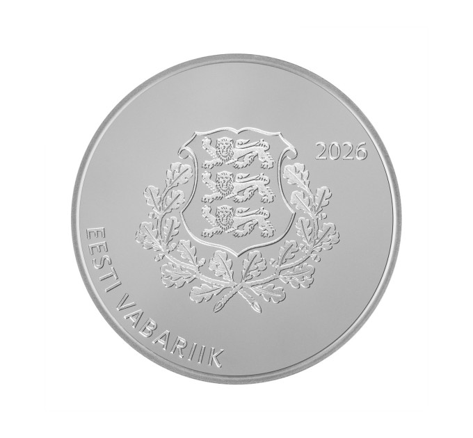 Viro  15 euroa hopeakolikko Proof 2026 - Georg Lurich