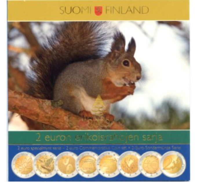 Suomi 2 euron BU kolikkosarja 2004–2009