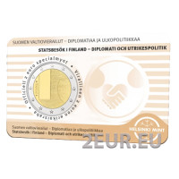 Suomi 2 euroa BU 2025 - Suomen valtiovierailut – diplomatia ja ulkopolitiikka - Fin/Swed