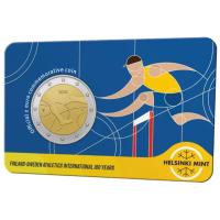 Suomi 2 euroa BU 2025 - Suomi–Ruotsi 100 vuotta yleisurheilua - Eng