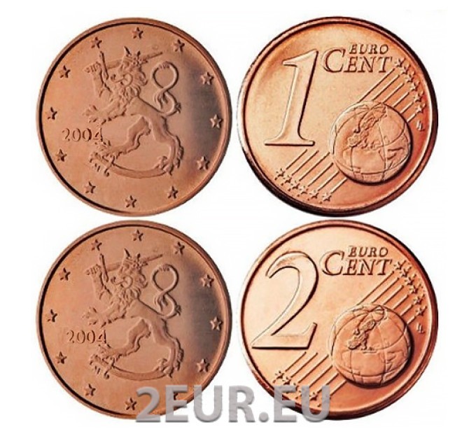 Suomi 1,2 Cent UNC 2004