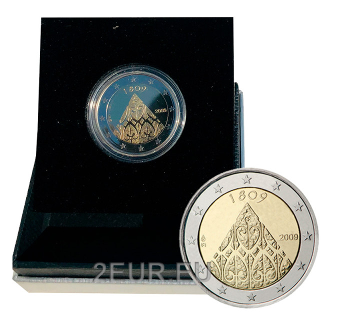 Suomi 2 euroa proof 2009 - Autonomian 200-vuotisjuhla  