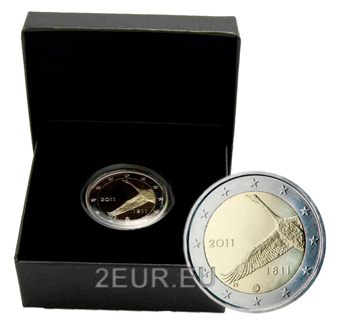 Suomi 2 euroa proof 2011 - 200 Years National Bank  