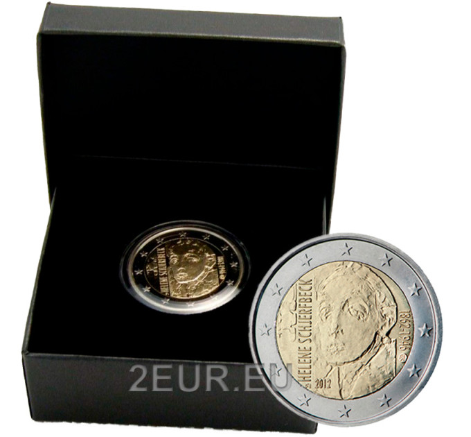 Suomi 2 euroa proof 2012 - 150 vuotta Helene Schjerfbeckin syntymästä  