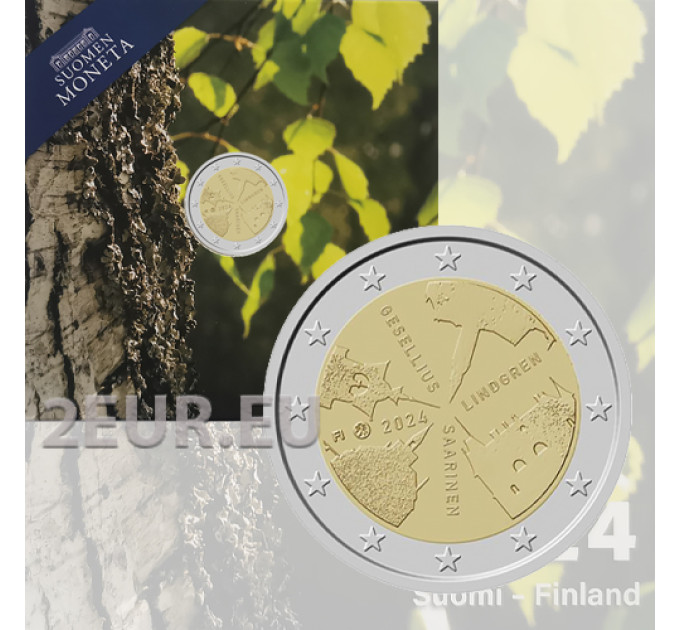 Suomi 2 euroa Proof 2024 - Suomalainen arkkitehtuuri