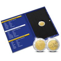 Suomi 2 euroa Proof 2025 - Suomi–Ruotsi 100 vuotta yleisurheilua