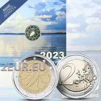 Suomi 2 euroa proof 2023 - Suomen ensimmäinen luonnonsuojelulaki  