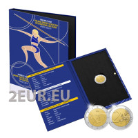 Suomi 2 euroa Proof 2025 - Suomi–Ruotsi 100 vuotta yleisurheilua