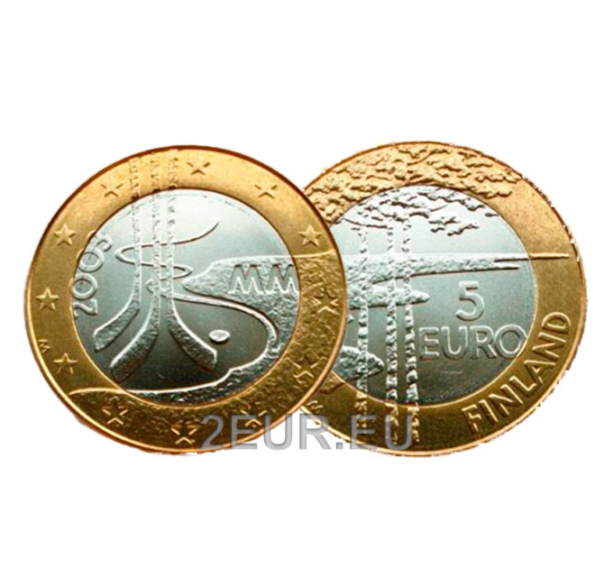 Suomi 5 euroa UNC 2003 - 67. Jääkiekon MM-kisat Suomessa
