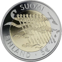 Suomi 5 euroa UNC 2007 - 90 vuotta itsenäisyyttä