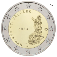 Suomi 2 euroa UNC 2023 - Sosiaali- ja terveyspalvelu