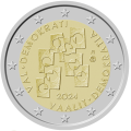Suomi 2 euroa UNC 2024 - Vaalit ja demokratia
