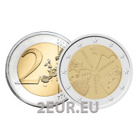 Suomi 2 euroa UNC 2024 - Vaalit ja demokratia