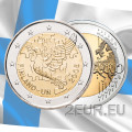 Suomi 2 euroa UNC 2005 - 60 vuotta YK UNO