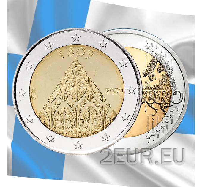 Suomi 2 euroa UNC 2009 - Autonomian 200-vuotisjuhla