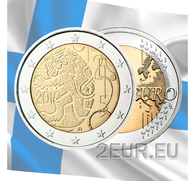 Suomi 2 euroa UNC 2010 - 150 vuoden Suomen valuutta - Markka
