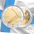 Suomi 2 euroa UNC 2011 - 200 Years National Bank