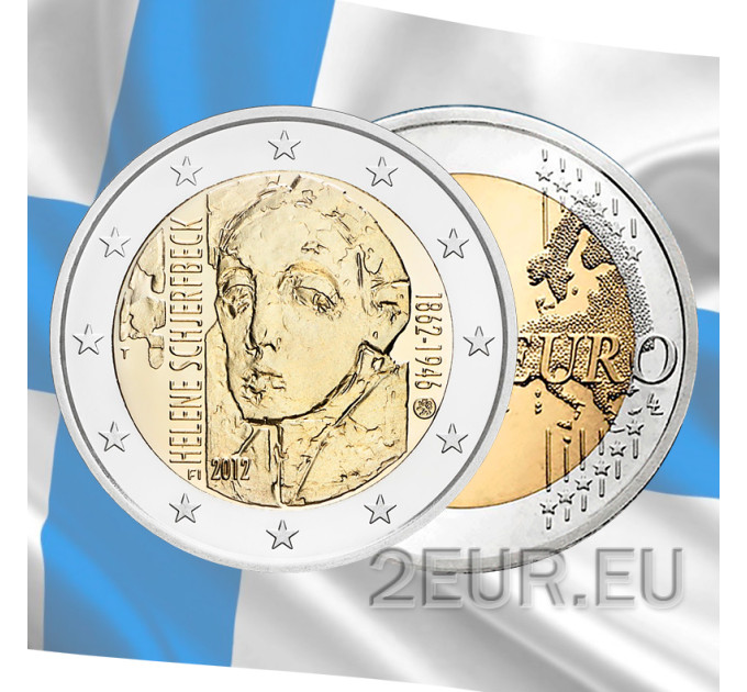 Suomi 2 euroa UNC 2012 - 150 vuotta Helene Schjerfbeckin syntymästä