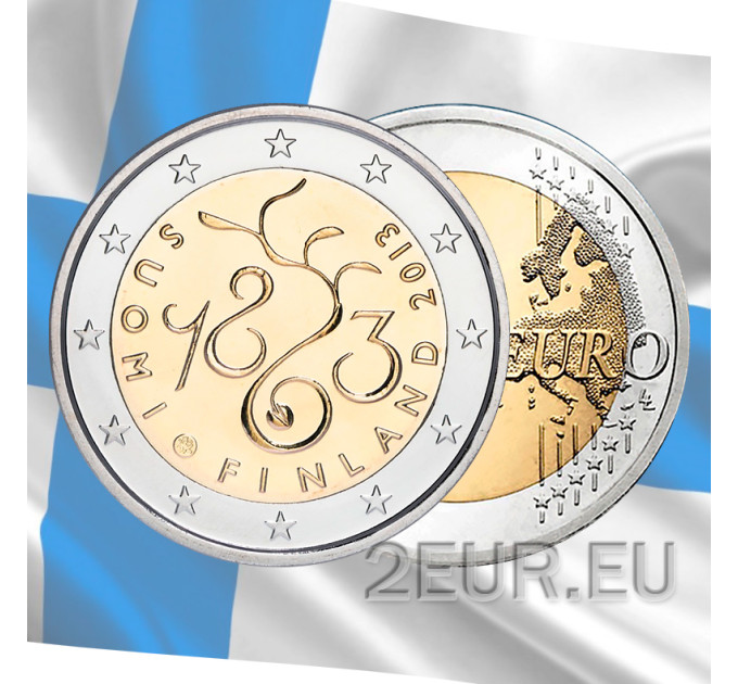 Suomi 2 euroa UNC 2013 - Eduskunnan 1863 150-vuotisjuhla