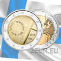 Suomi 2 euroa UNC 2014 - 100 vuotta suunnittelija ja sisustussuunnittelija Ilmari Tapiovaaran syntymästä