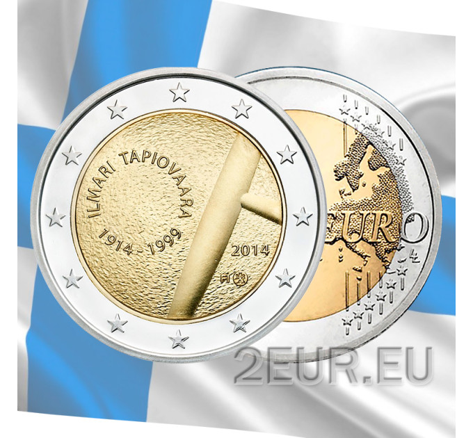 Suomi 2 euroa UNC 2014 - 100 vuotta suunnittelija ja sisustussuunnittelija Ilmari Tapiovaaran syntymästä