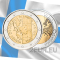 Suomi 2 euroa UNC 2016 - 100 vuotta Georg Henrik von Wrightin syntymästä
