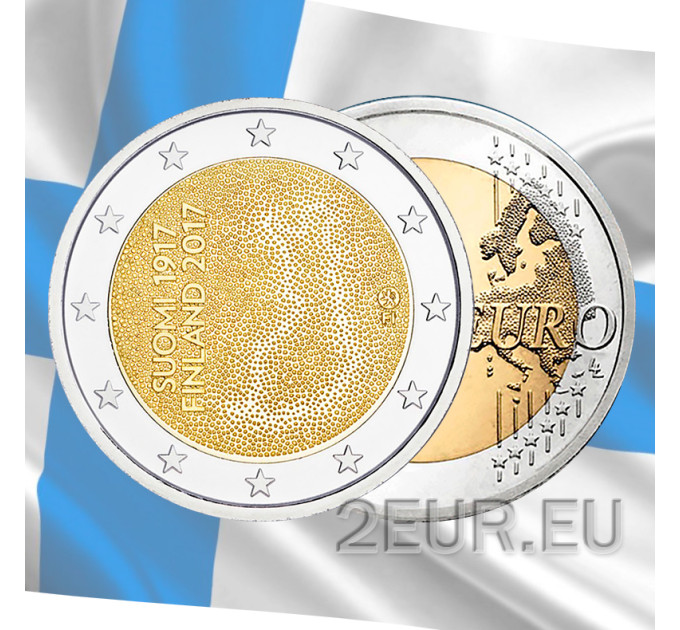 Suomi 2 euroa UNC 2017 - 100 vuotta itsenäisyyttä