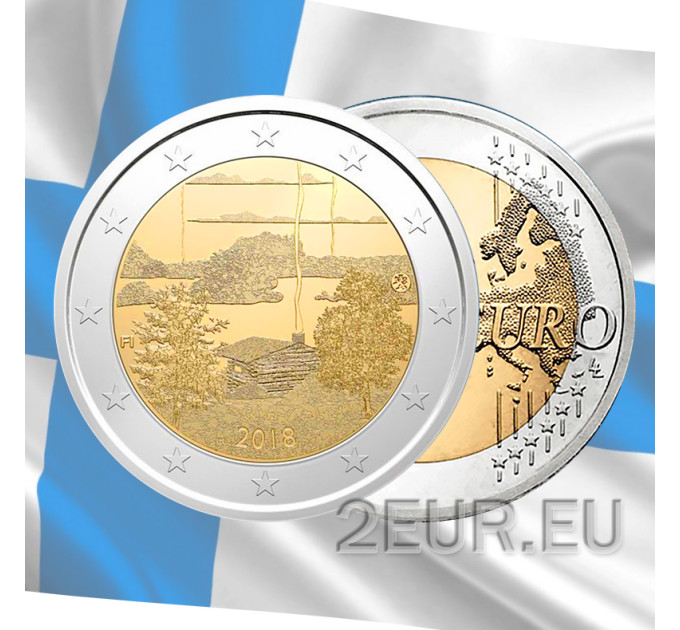 Suomi 2 euroa UNC 2018/2 - Suomalainen saunakulttuuri