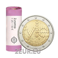 Suomi 2 EURO RULLA 2026 - 100 vuotta Yleä Yleisradioyhtiö