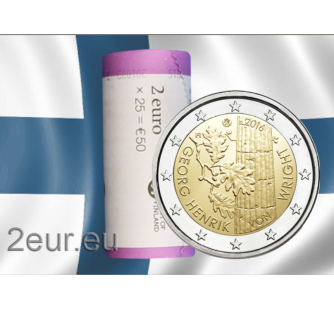 Suomi 2 EURORULLA 2016 - 100 vuotta Georg Henrik von Wrightin syntymästä