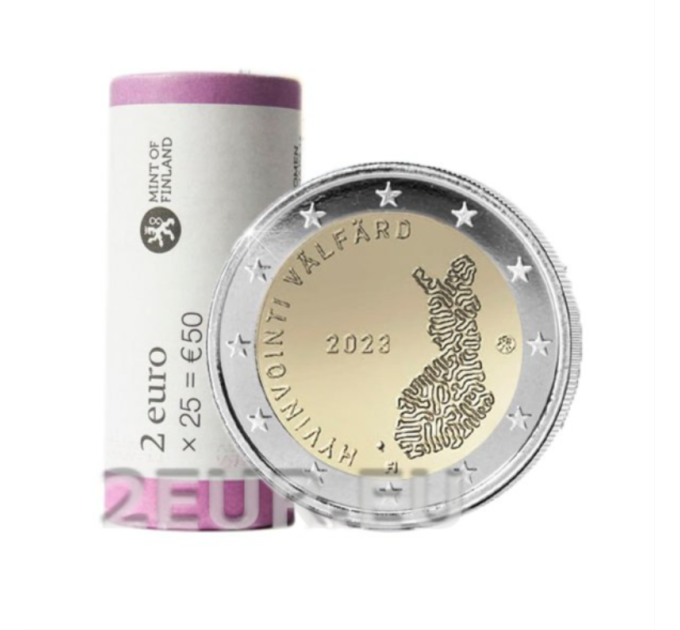 Suomi 2 EURO RULLA 2023 - Sosiaali- ja terveyspalvelu