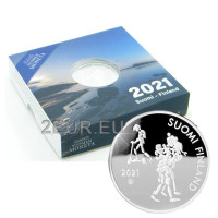  Suomi 20 euroa hopea PROOF 2021 - 100 vuotta oppivelvollisuuslain käyttöönotosta
