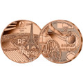 Ranska 1/4 euro UNC 2023 - Pariisin 2024 olympialaiset - Urheilupyörätuolin kori