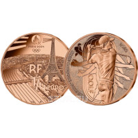 Ranska 1/4 euro UNC 2023 - Pariisin 2024 olympialaiset - Golf