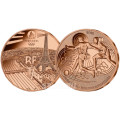 Ranska 1/4 euro UNC 2022 - Pariisin 2024 olympialaiset - Urheilu sokea jalkapallo