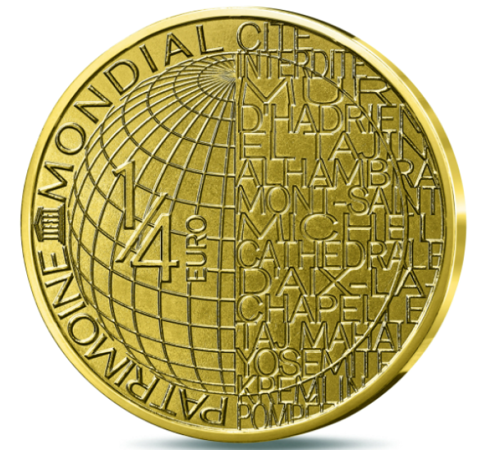 Ranska 1/4 euro UNC 2026 - LONGMENIN LUOLAT