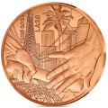 Ranska 1/4 euro UNC 2024 - Pariisin 2024 olympialaiset - Luovutus Pariisi-Los Angeles