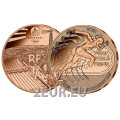 Ranska 1/4 euro UNC 2024 - Pariisin 2024 olympialaiset - yleisurheilu