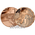 Ranska 1/4 euro UNC 2024 - Pariisin 2024 olympialaiset - urheilullinen käsipallo
