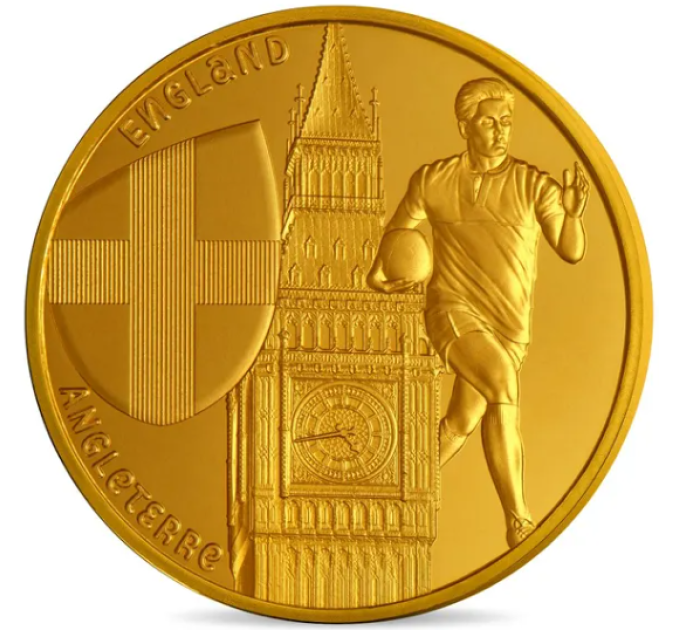 Ranska 1/4 euro UNC 2023 - Rugbyn MM-kisat Ranska 2023