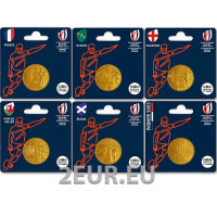 Ranska 1/4 euro UNC 2023 - Rugbyn MM-kisat Ranska 2023