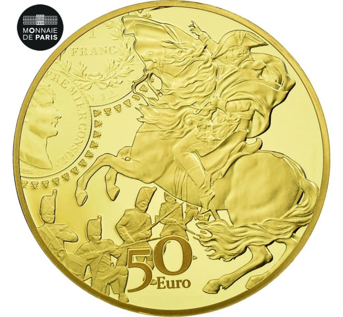 Ranska 50 euron Kultainen kolikko Proof 2019 - Kylväjä - Itäfrangi