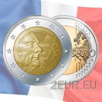 Ranska 2 euroa UNC 2022 - Euron 20 vuotta - Jacques Chirac