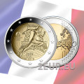 Ranska 2 euroa UNC 2021 - Pariisin kesäolympialaiset 2024 - Olympialipun luovutus